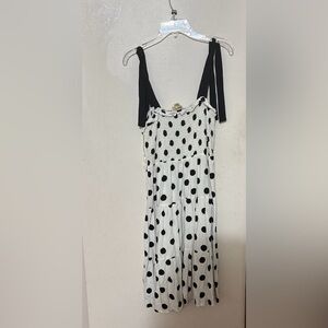Junior polka dot dress size L